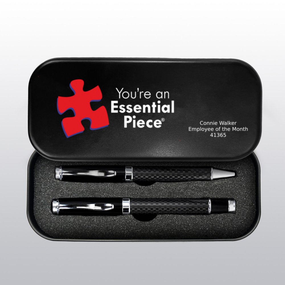 View larger image of Executive Carbon Fiber Pen Set - Custom